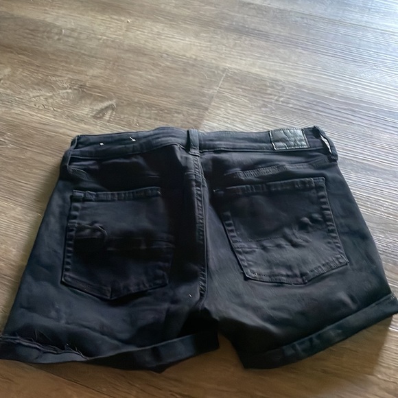 Black cute jean shorts - Picture 2 of 2